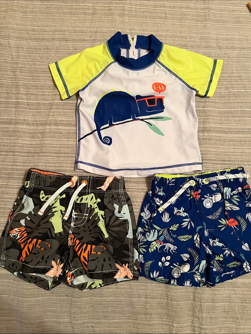 Boys Swim Shirt & Trunks